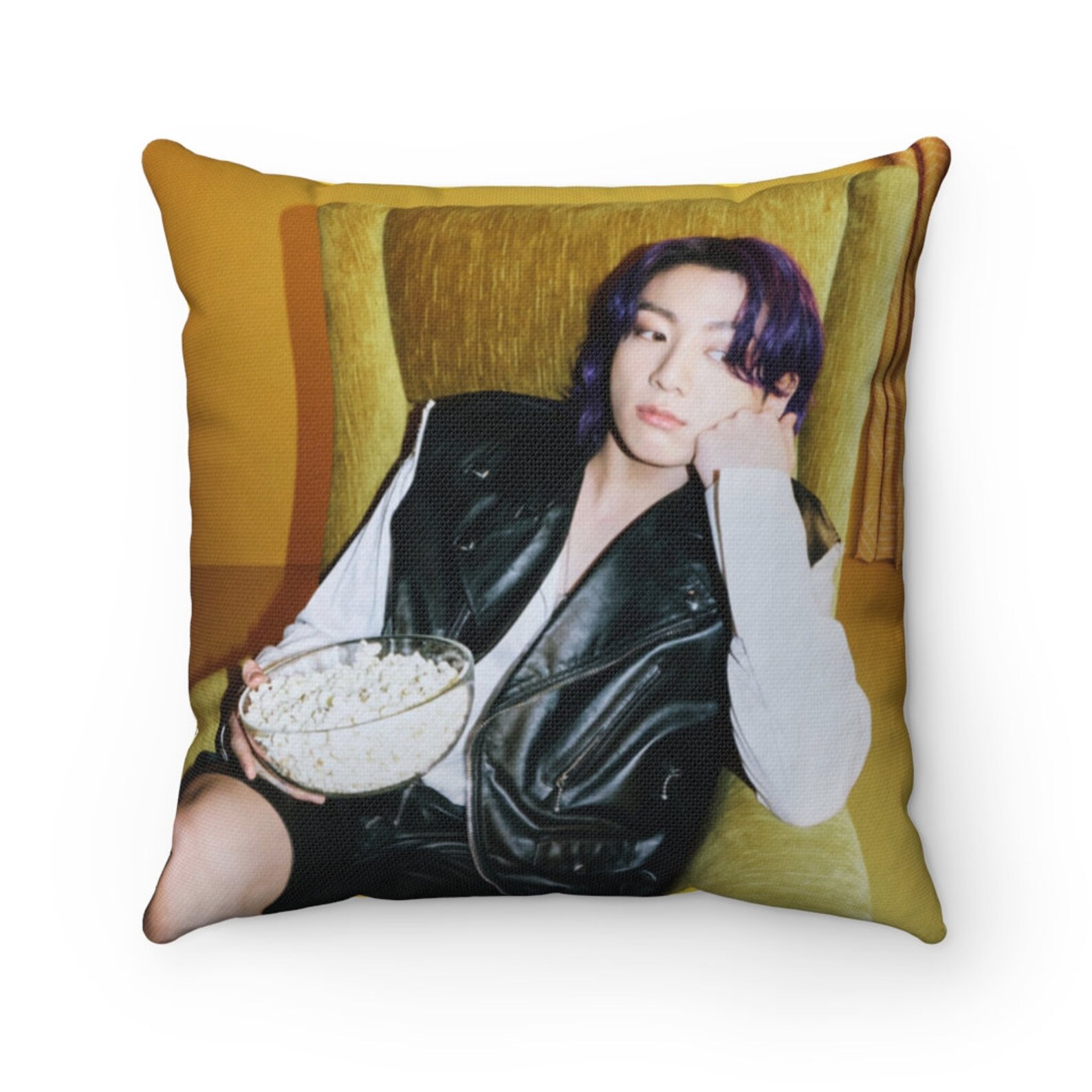 BTS Pillow Jungkook High Quality Printed Pillow / Home Décor / Etsy