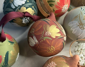 LIMITED EDITION byhollie Ceramic Handpainted Baubles