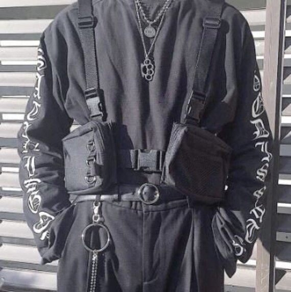 Functional Tactical Chest Rig Bag Men Hip Hop Streetwear Cool Sling ...