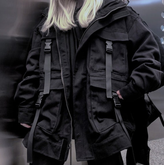 Techwear Zipper Hooded Jacket