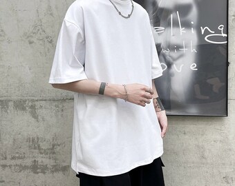 Oversized Turtleneck T-shirt - Etsy
