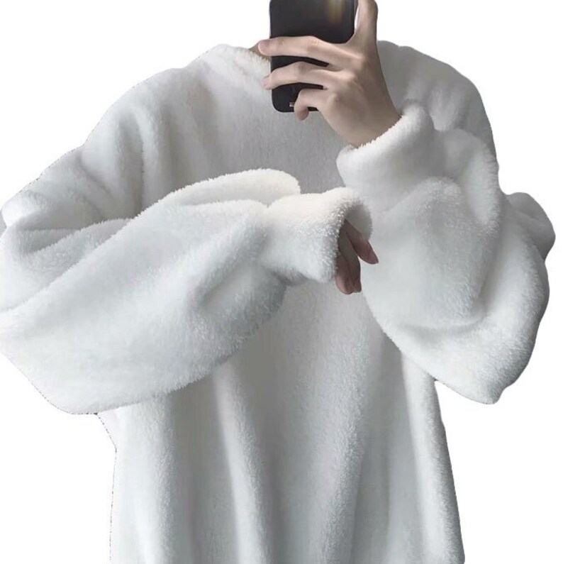 Oversized Fluffy Sweatshirt - Etsy