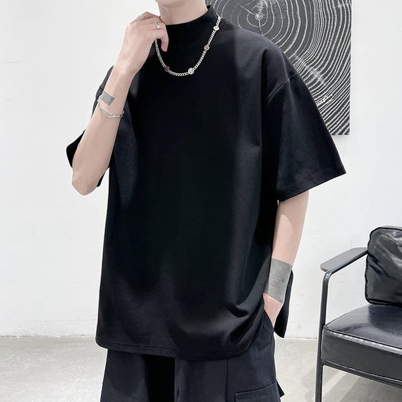 Oversized Turtleneck T-shirt - Etsy 