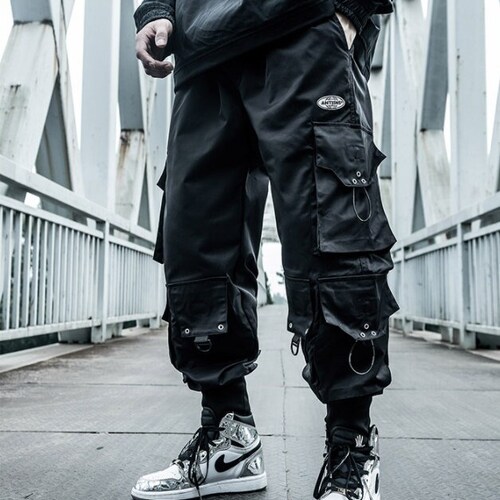 Techwear Cargo Pants Cyberpunk Harajuku Style Etsy Canada