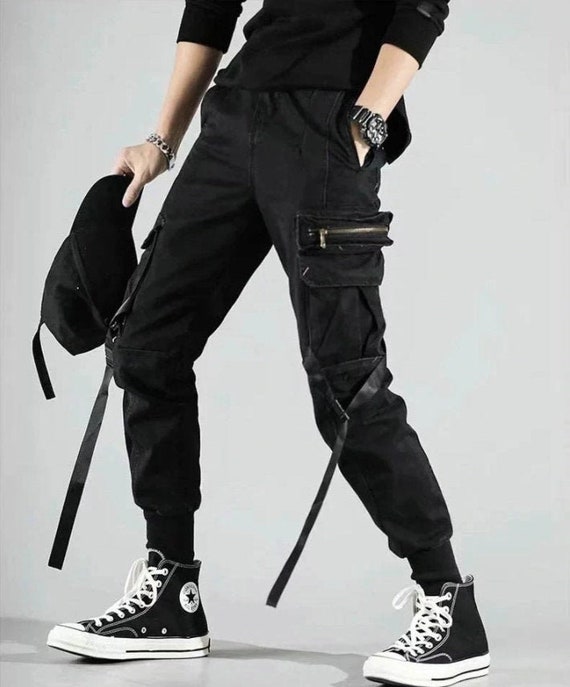 Men's Side Pockets Harem Pants - Etsy 