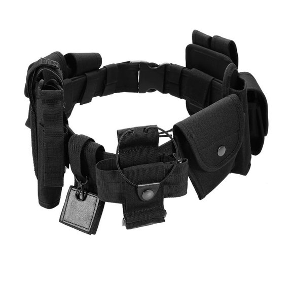 Techwear Tactical Belt Utility Belt With Pouches Etsy UK