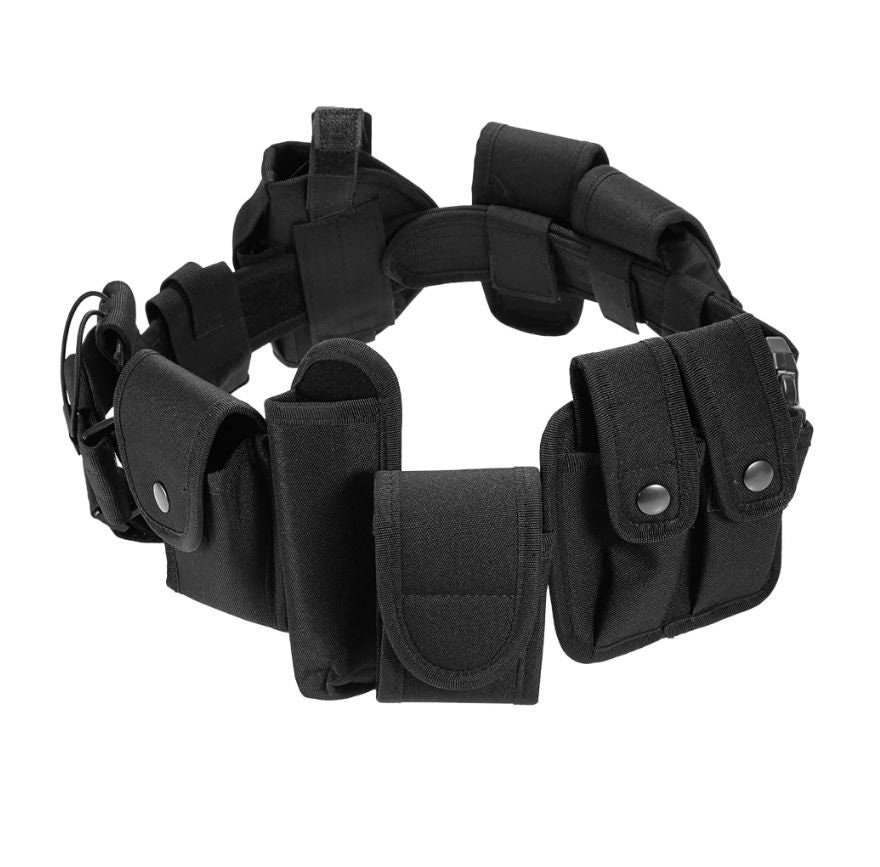 Techwear Tactical Belt Utility Belt With Pouches Etsy Canada