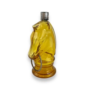 Avon Horse Head Afterhsave Flacone in vetro ambrato