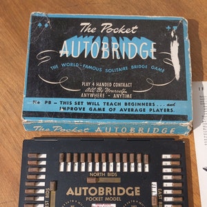 Vintage Bridge Game - The Pocket Autobridge
