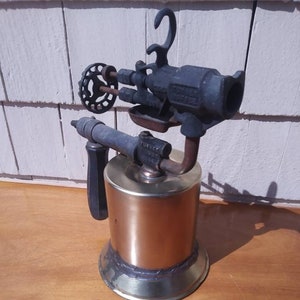 Vintage Brass Blowtorch - Turner - Cleaned and Polished