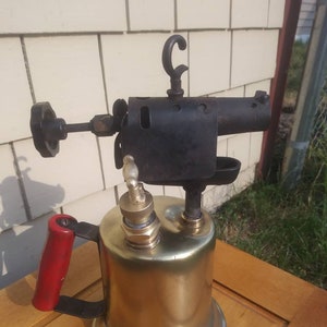 Vintage Brass Blowtorch - Cleaned and Polished - Clayton and Lambert