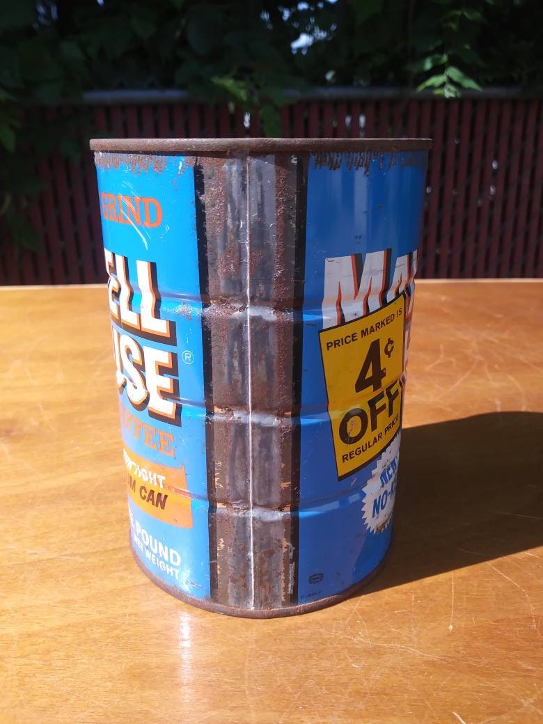 Vintage Maxwell House Coffee Can - Etsy