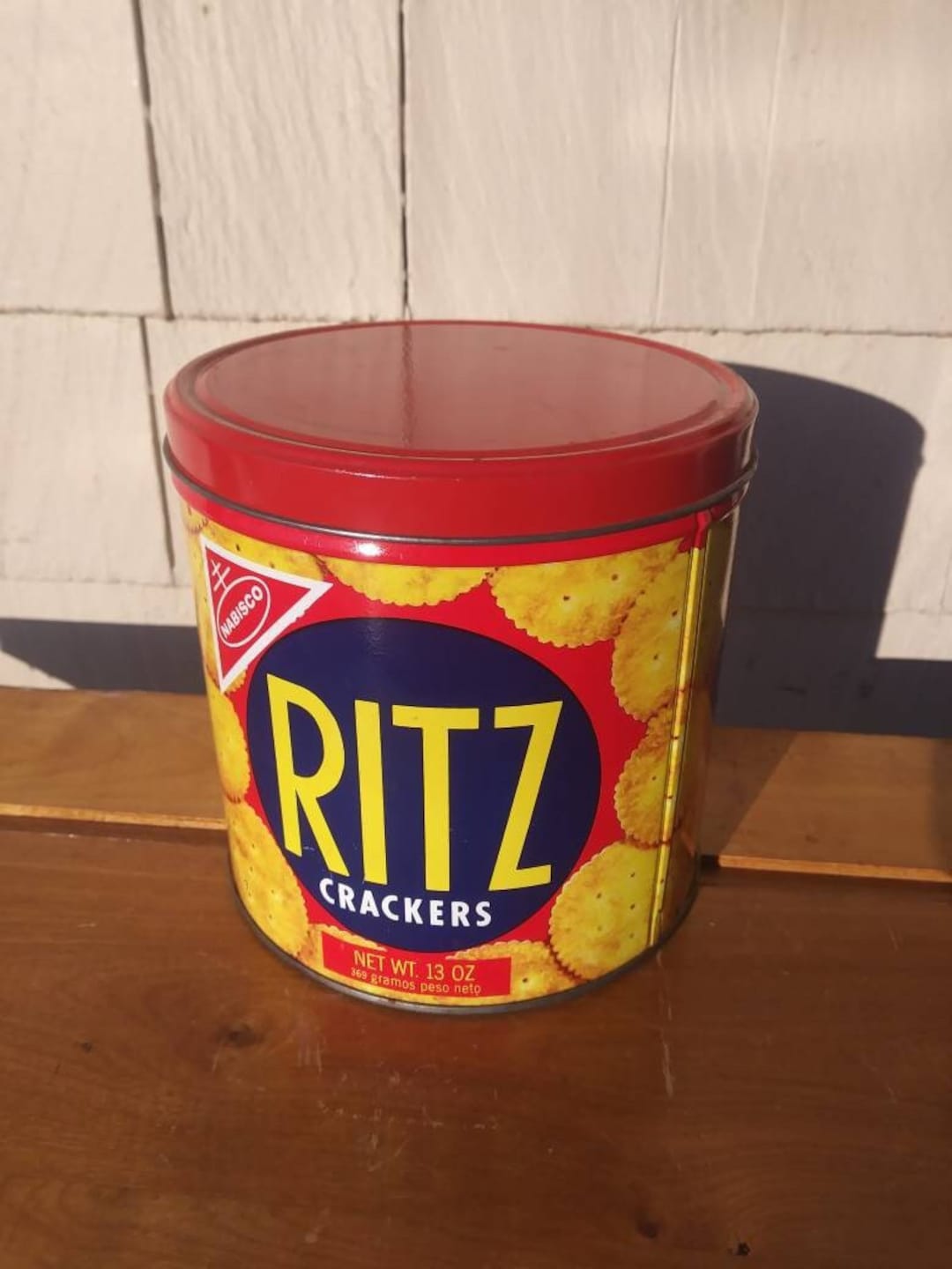 ヴィンテージ レトロ RITZ 空き缶 tin缶・ヴィンテージ・RITZ Ritz Tin