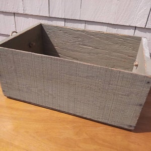 Vintage Light Green Box with Rope Handles