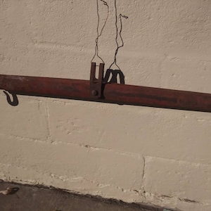 Vintage Metal Singletree (aka Yoke, Evener, Whippletree, etc.)