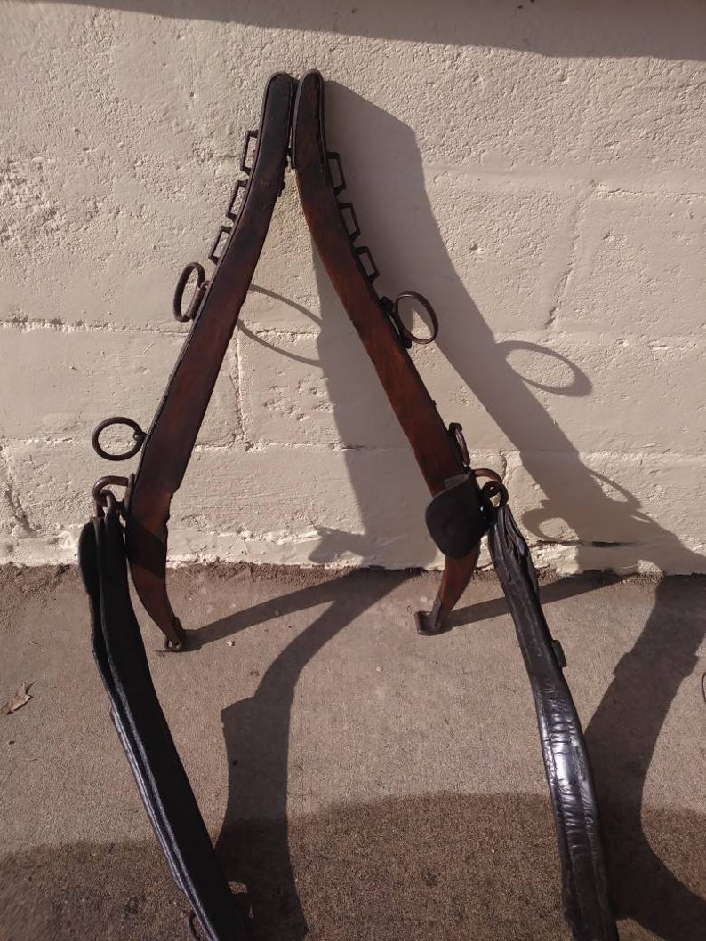 Vintage Horse Harness Hames Refinished Etsy