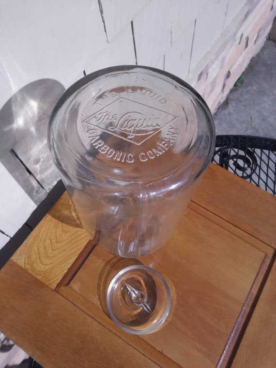 Tall Clear Glass Mason Jar the Liquid Carbonic Company 
