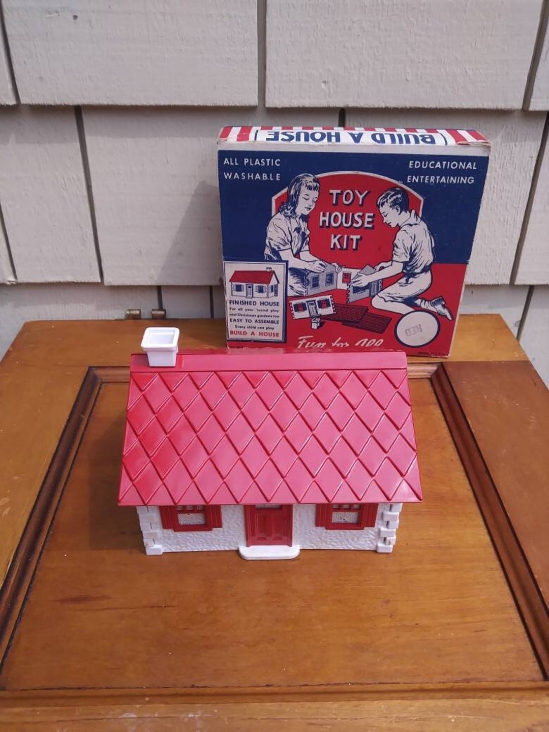 Vintage Model Railroad House Kit Etsy