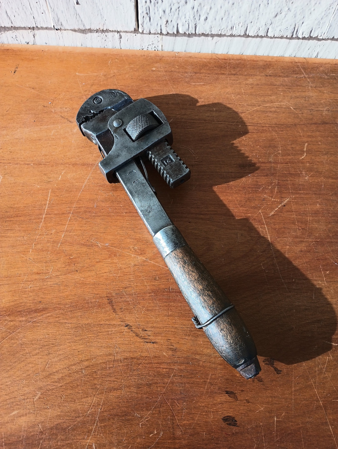 Vintage Pipe Wrench - Stillson - Made by Moore Drop Forging