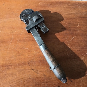 Vintage Pipe Wrench - Stillson - Made by Moore Drop Forging, Springfield, MA