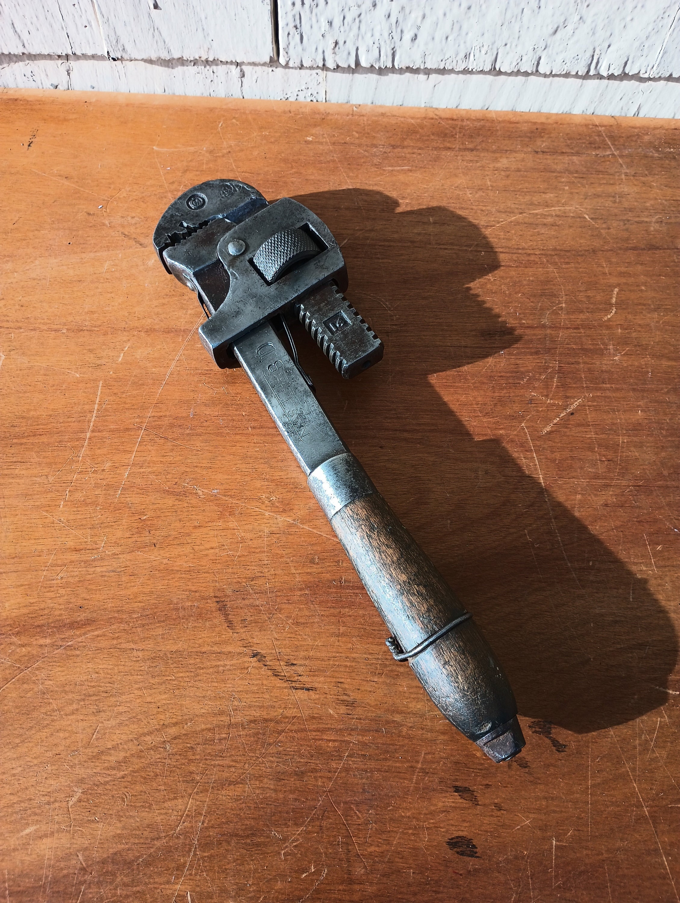 Vintage Pipe Wrench - Stillson - Made by Moore Drop Forging