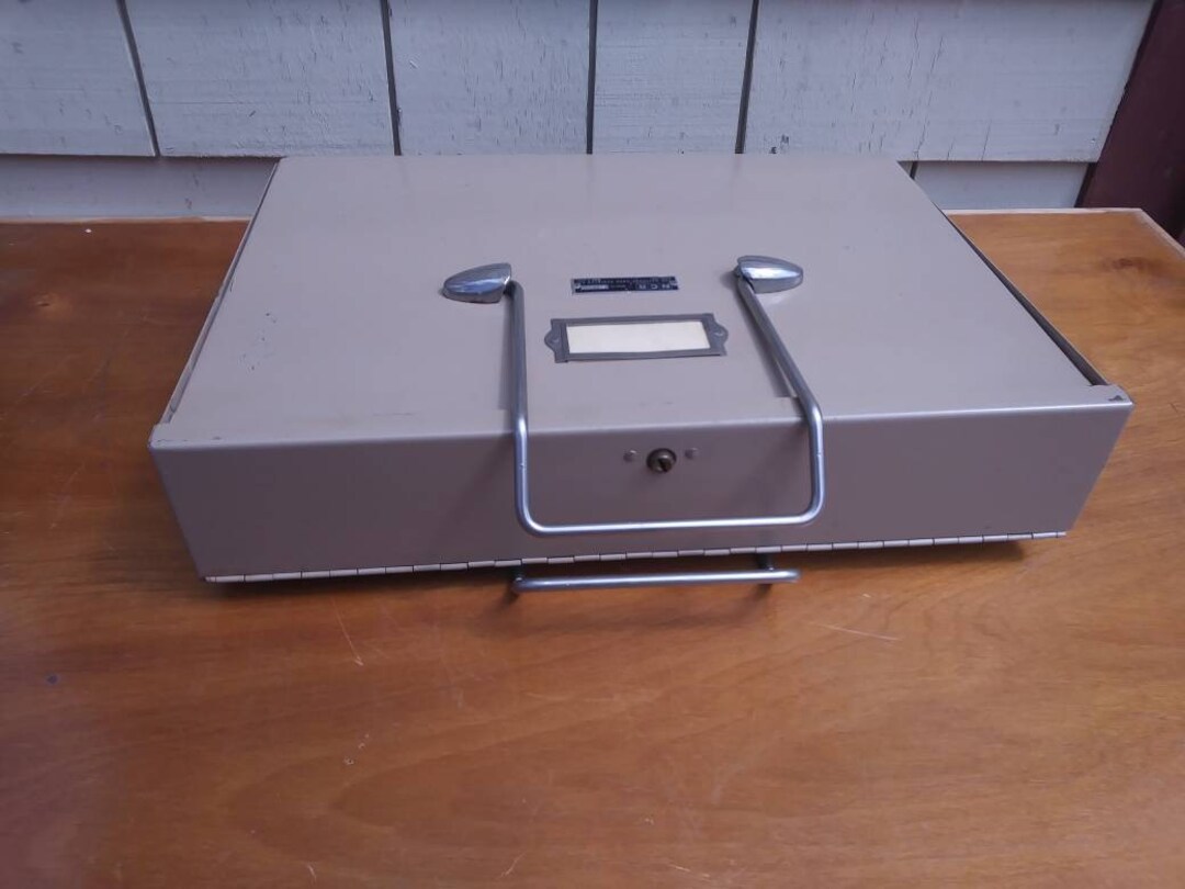 Vintage National Cash Register Box With Handles Etsy