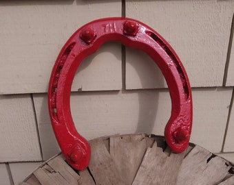 Vintage Red Horseshoe - Guaranteed (Maybe) to Bring Good Luck!