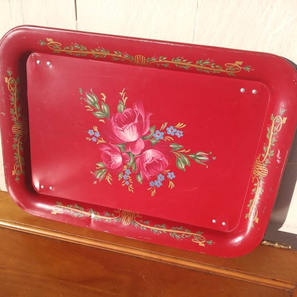 Vintage Bed or Breakfast Tray - Great Color!