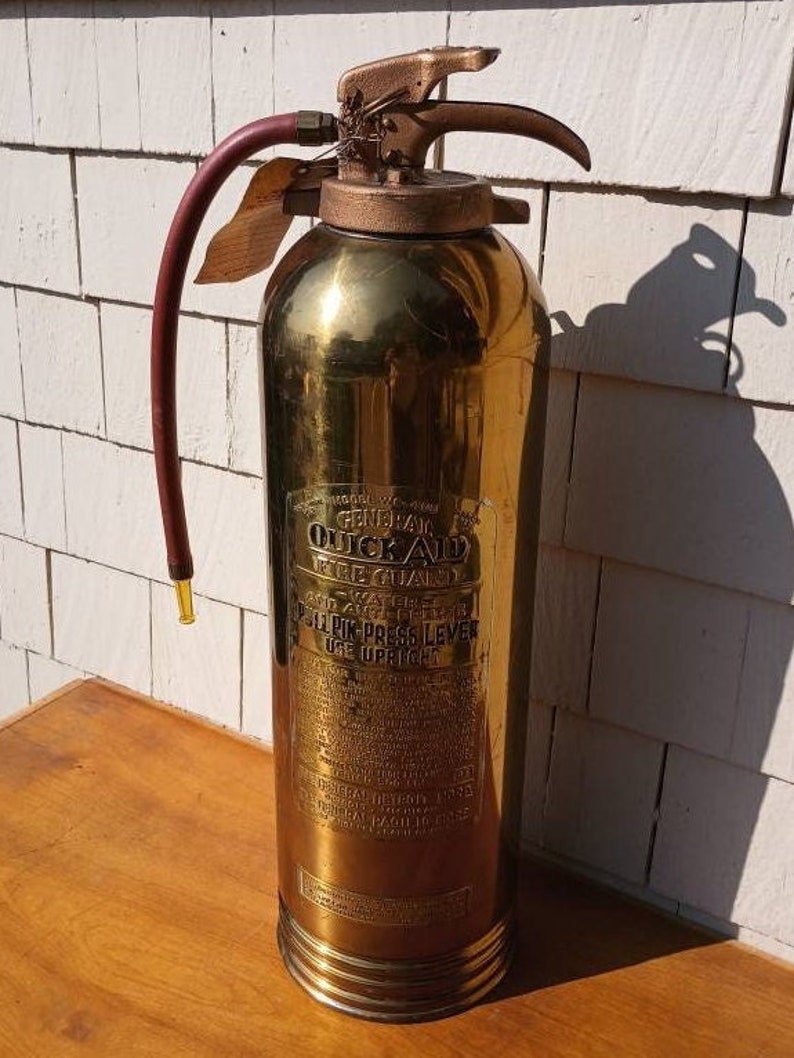 Vintage Fire Extinguisher General Quick Aid Fire Guard Etsy