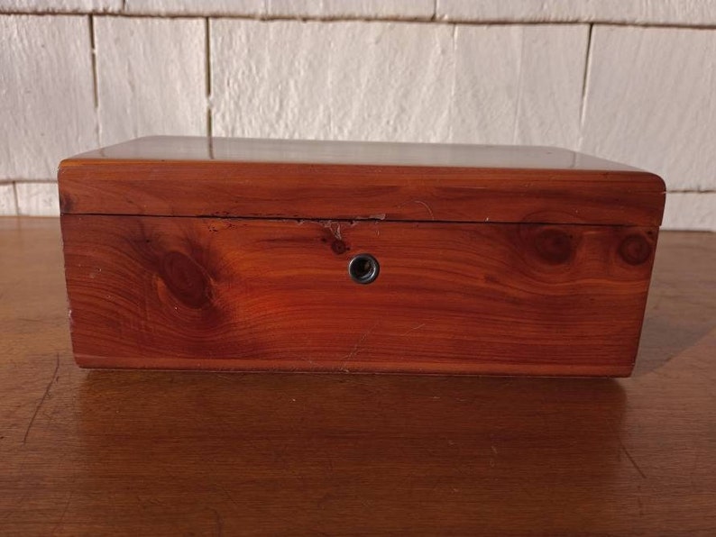 Vintage Miniature Lane Cedar Chest Harold Herman Furniture Etsy