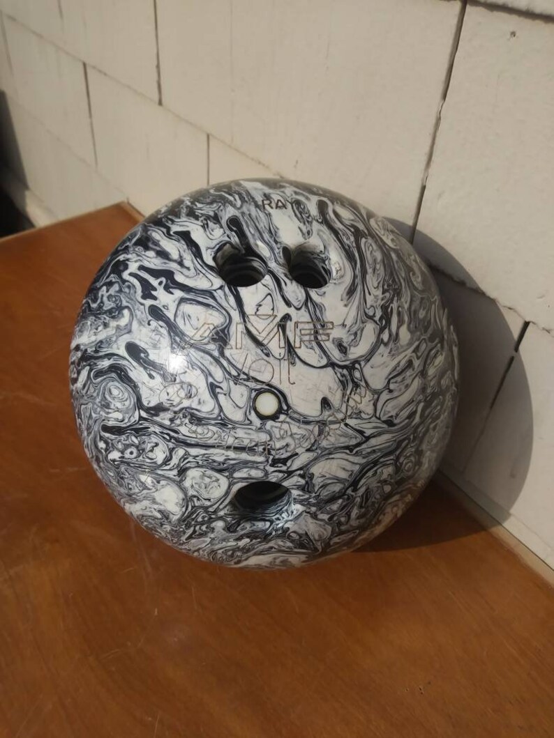 Vintage Bowling Ball That Used to Belong to Ray AMF Voit Etsy