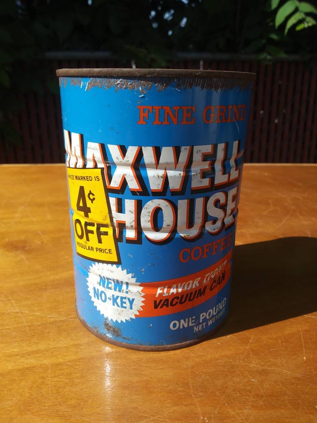 【ヴィンテージ】コーヒー缶 MAXWELL HOUSE COFFEE Vtg Maxwell House Coffee Full Can 26oz - SameDayHandling