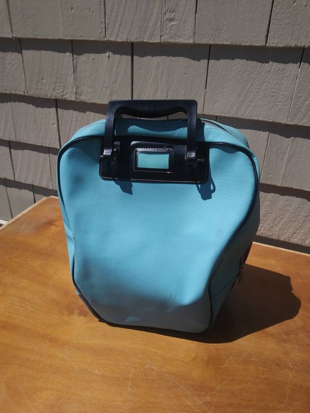 Vintage Light Blue Bowling Ball Bag Etsy