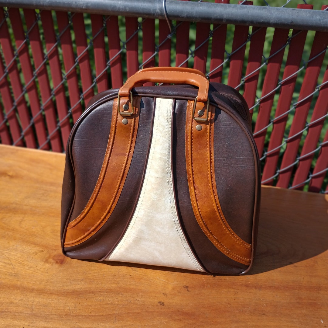 Vintage Bowling Ball Bag Cool Colors Etsy