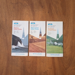 Vintage Howard Johnson&#39;s Maps - Group of 3 - 1973