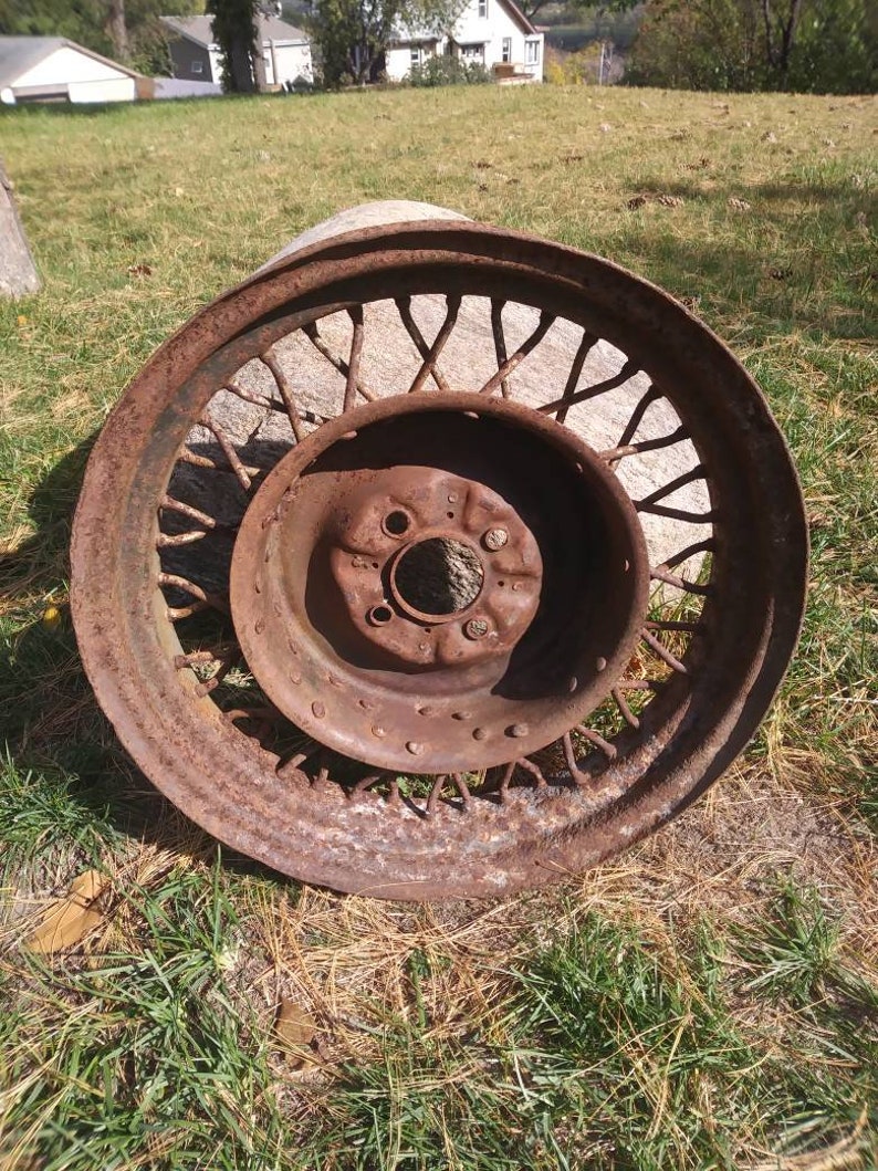 Vintage Wheel With Spokes - Etsy