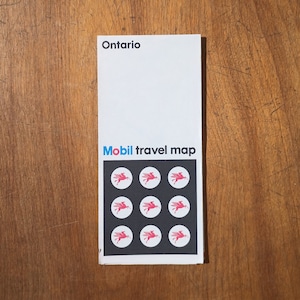 Vintage Road Map - Ontario - Mobil - 1973