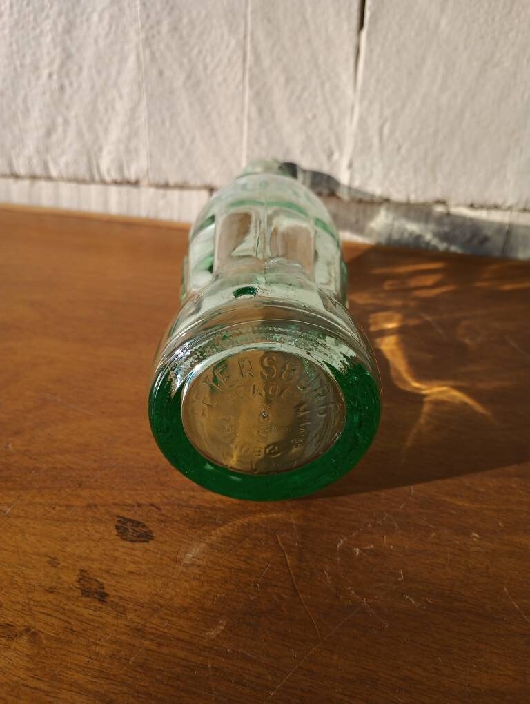 1947年 Coca-Cola ガラス瓶 グリーン Petersburg, VA Vintage Coke Bottle From Petersburg, VA - Etsy