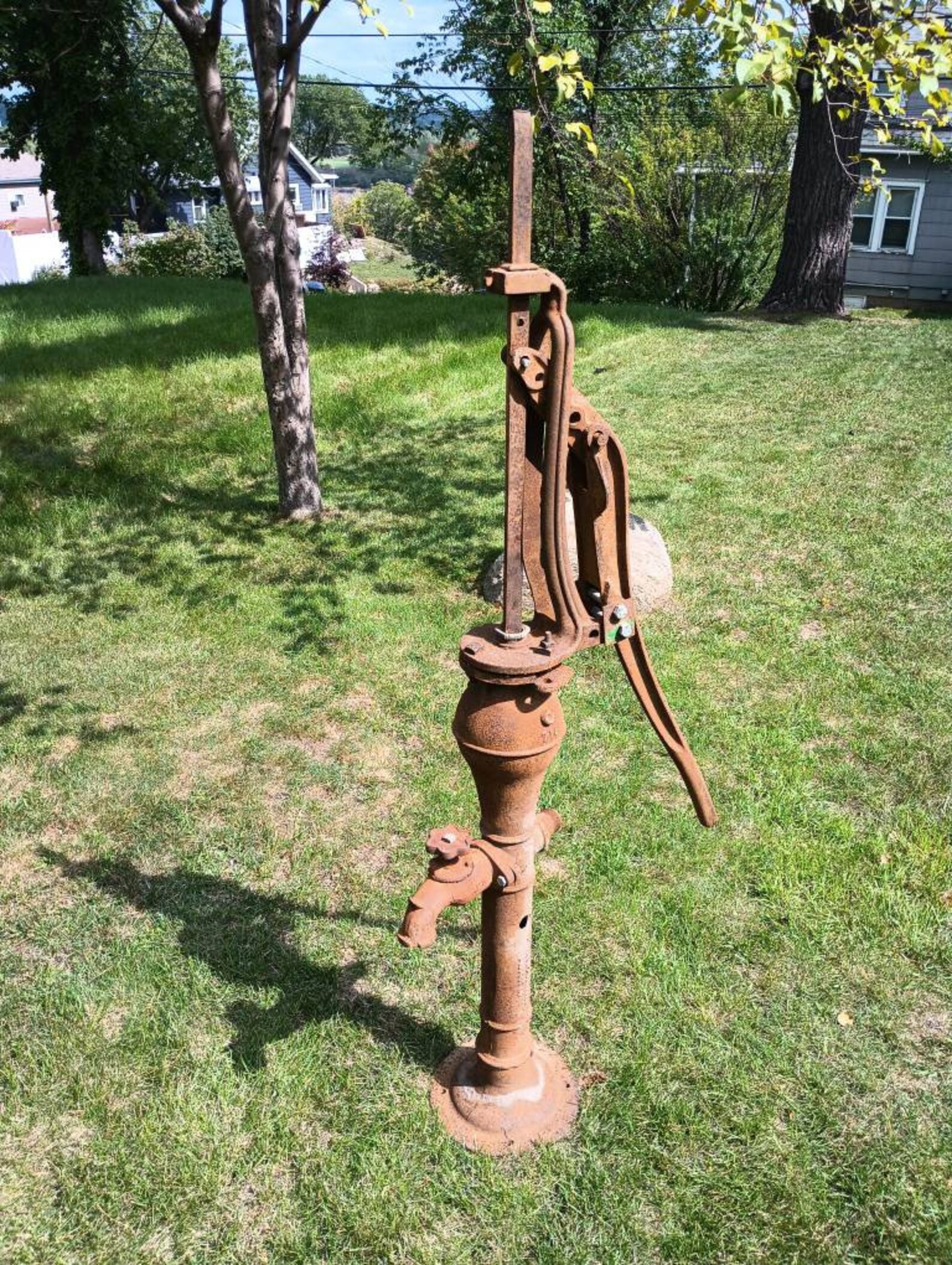 Vintage Hand Operated Well Water Pump A.Y. Mcdonald Etsy