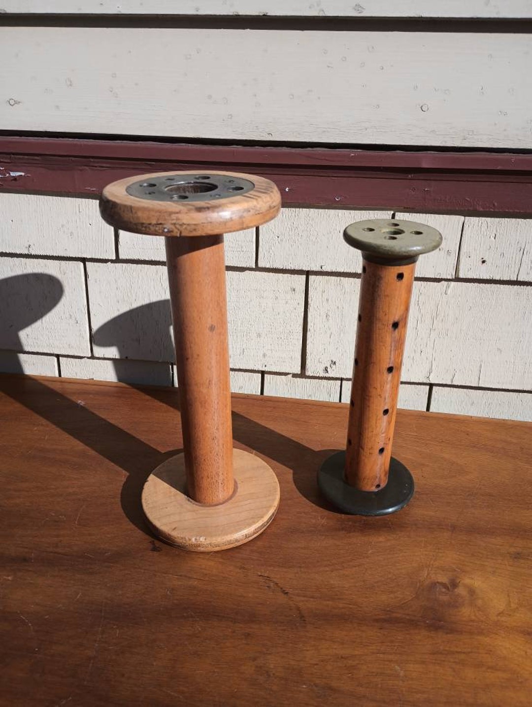 Two Large Vintage Spools - Etsy
