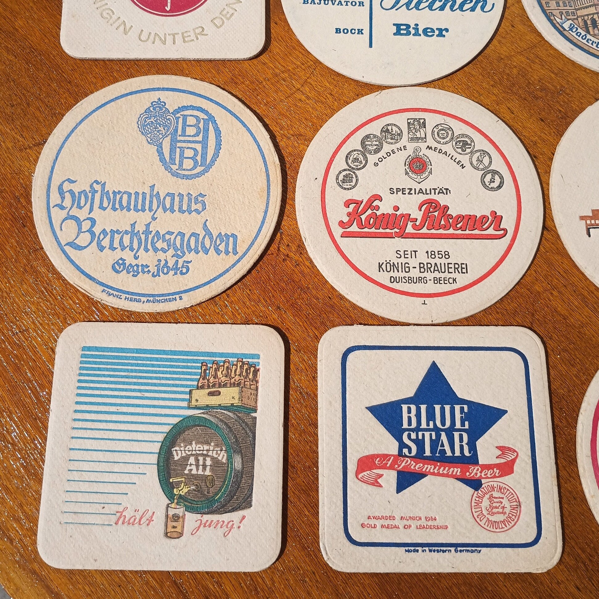 Group of 19 Vintage German Beer Coasters - Etsy