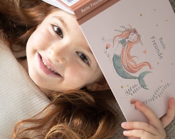 Kinderfreundebuch Mermaid; Geschenk für Mädchen