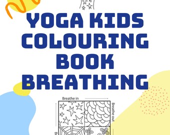 Yoga Kinder Malbuch Atmung