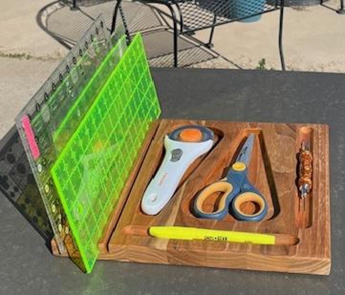 Caddy For Ruler Quilters Tool Caddy/ruler Holder - Etsy