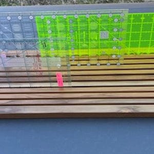 Teak Wood Ruler Holder Organizer - Etsy