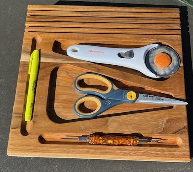 Caddy For Ruler Quilters Tool Caddy/ruler Holder - Etsy