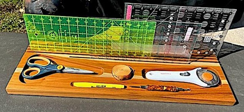 Caddy For Ruler Quilters Large Tool Caddy/ruler Holder - Etsy
