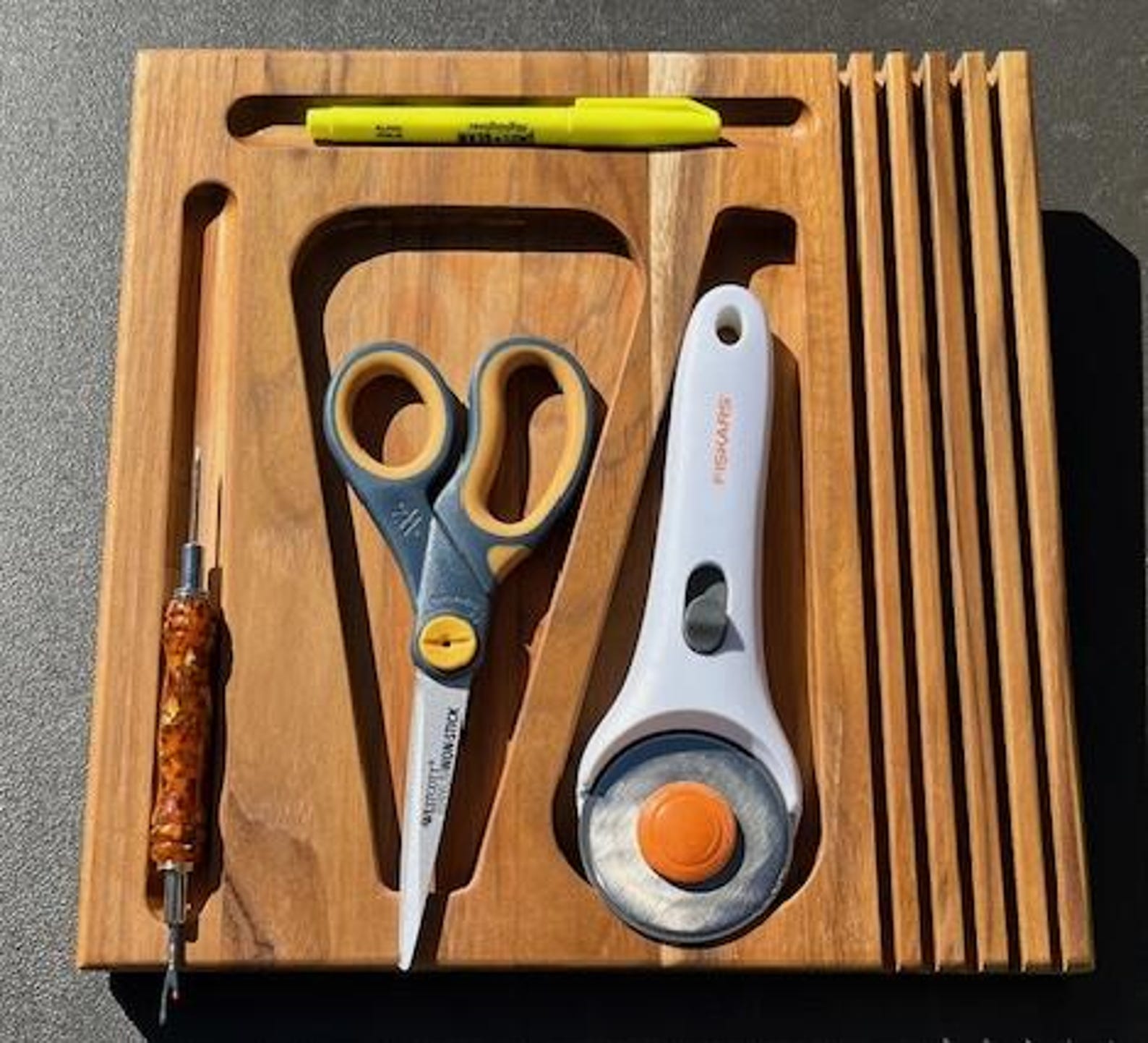 Caddy For Ruler Quilters Tool Caddy/ruler Holder - Etsy