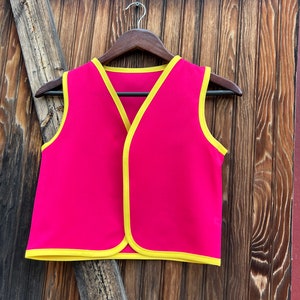 Kids Badge Vest - Pink