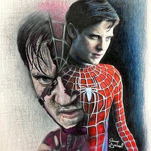 Spider-Man Drawing Print